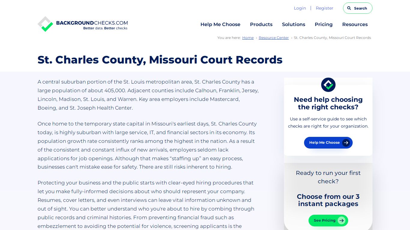 St. Charles County, Missouri Court Records
