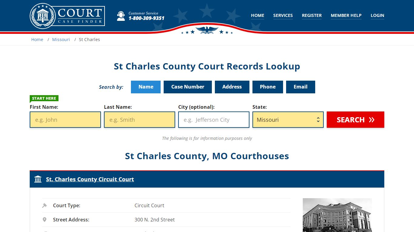 St Charles County Court Records | MO Case Lookup